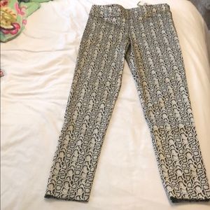 ADORABLE SNAKE PRINT PANTS